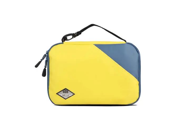 Large Tech Device Bag with Interior Organizer Color Block