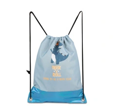 Boy's Basic Single Compartment Drawstring Backpack Pattern Dino