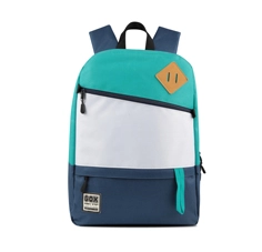 Standard Multiple Compartment Everyday Casual School Backpack-Blue
