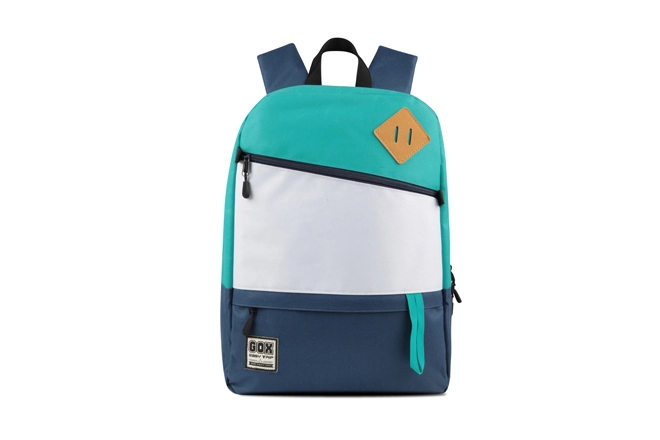 Standard Multiple Compartment Everyday Casual School Backpack-Blue