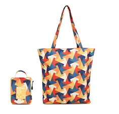 RPET Foldable Reusable Tote Bag-Puzzle