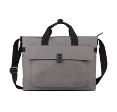 Classic RPET 15.6'' Laptop Messenger Tote Bag with Front Pocket