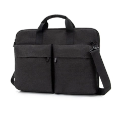 Classic 15.6'' Front Dual Pockets Messenger Everyday Shoulder Bag