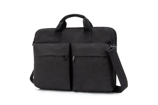 Classic 15.6'' Front Dual Pockets Messenger Everyday Shoulder Bag
