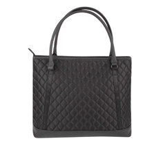 Business Women's Slim Quilted Laptop Tote Bag