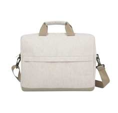 Women's 15.6'' Linen Two Compartments Everyday Laptop Messenger Bag