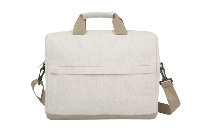 Women's 15.6'' Linen Two Compartments Everyday Laptop Messenger Bag