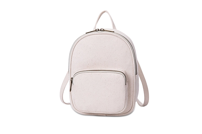 Mini Cotton Two Compartments Casual Backpack