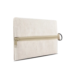 Women's Linen Flat Pencil Case