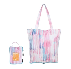 Printed RPET Foldable Tote Shopping Bag