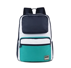 Contrast Color RPET School Everyday Backpack