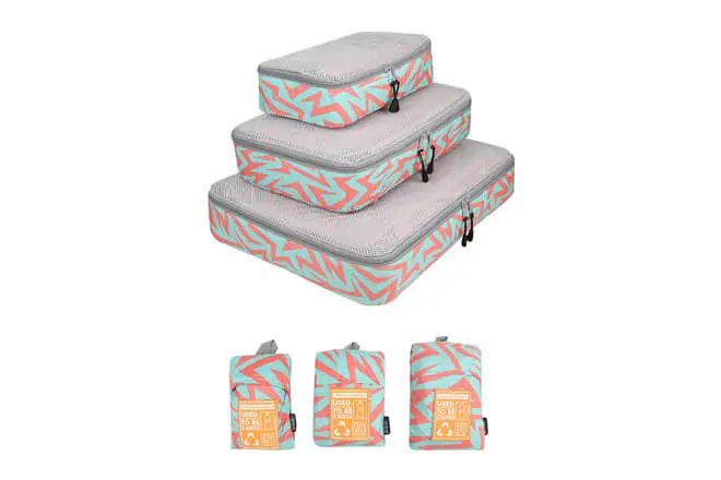 Printed RPET Foldable Travel Organizer
